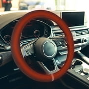 12v Black 15 In Heated Steering Wheel Cover Warm Winter Universal Cars